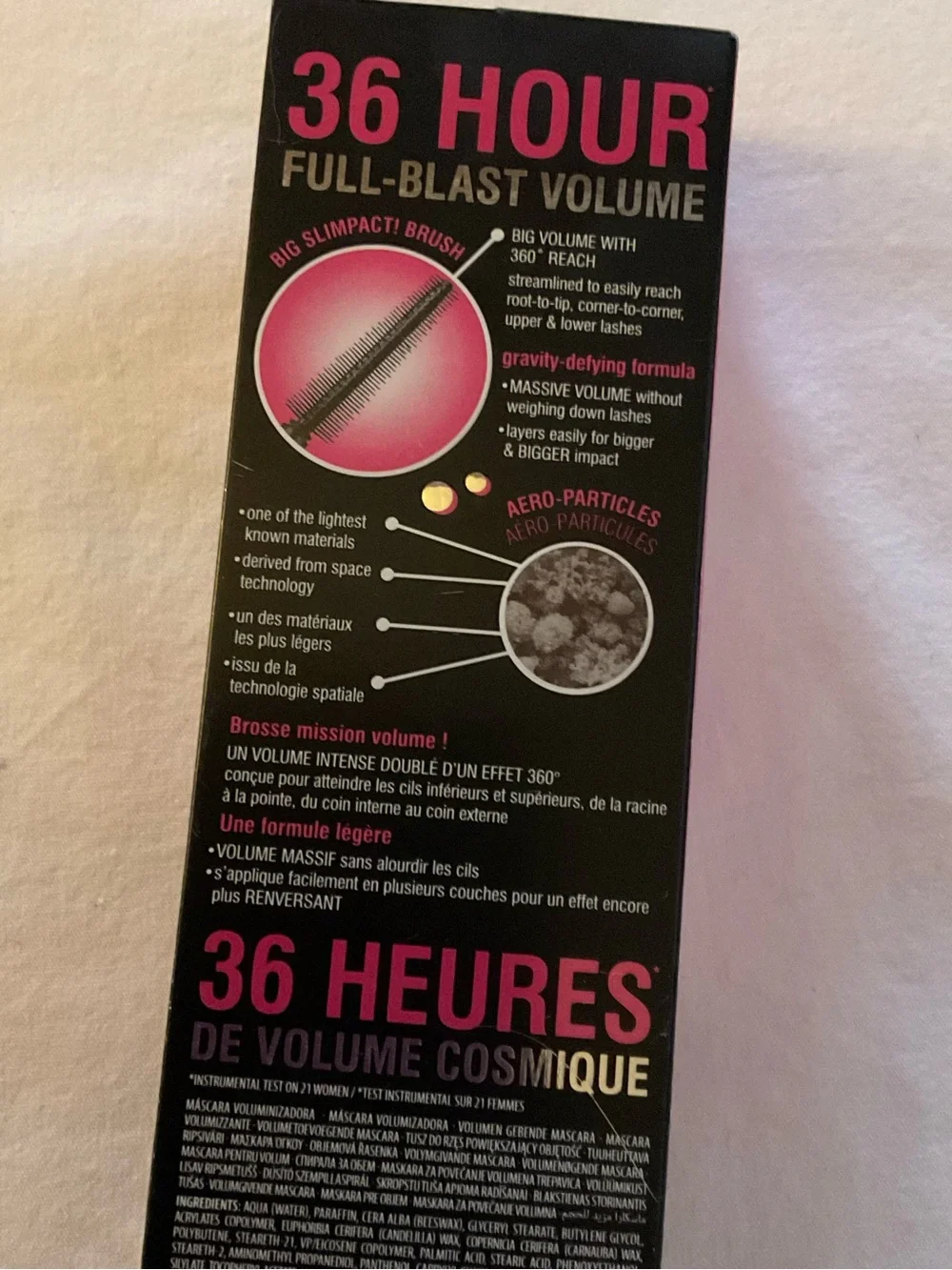 Mascara packaging